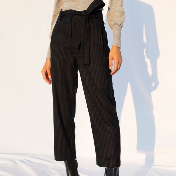 Aritzia Pants - Aritzia tie front wool pants